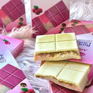 🤍🪽Angel Hair Raspberry Flavour  Cotton Candy Pistachio Chocolate